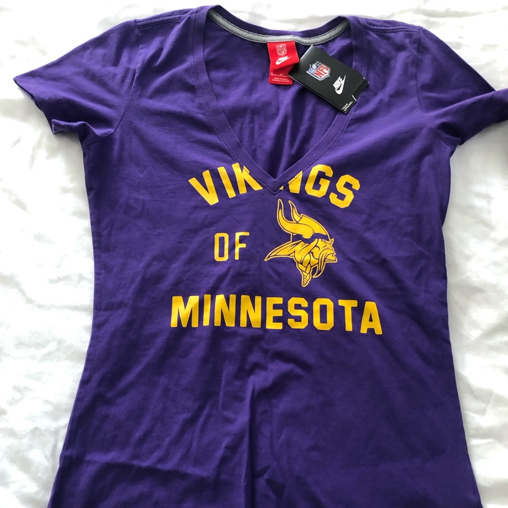 Women’s Minnesota Vikings V-Neck T-Shirt